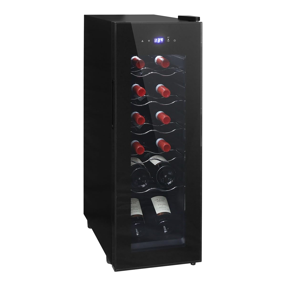 Amazon.co.jp: WEIMALL ワインセラー 小型 家庭用 12本収納 40L 縦置き