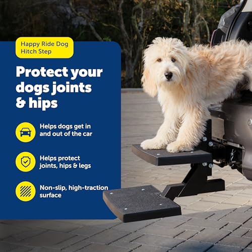 PetSafe Happy Ride PupSTEP HitchStep Dog Stairs, Folding Steps for Truck & SUV Hitches, for Medium to Large Dogs by PetSafe - Image 3