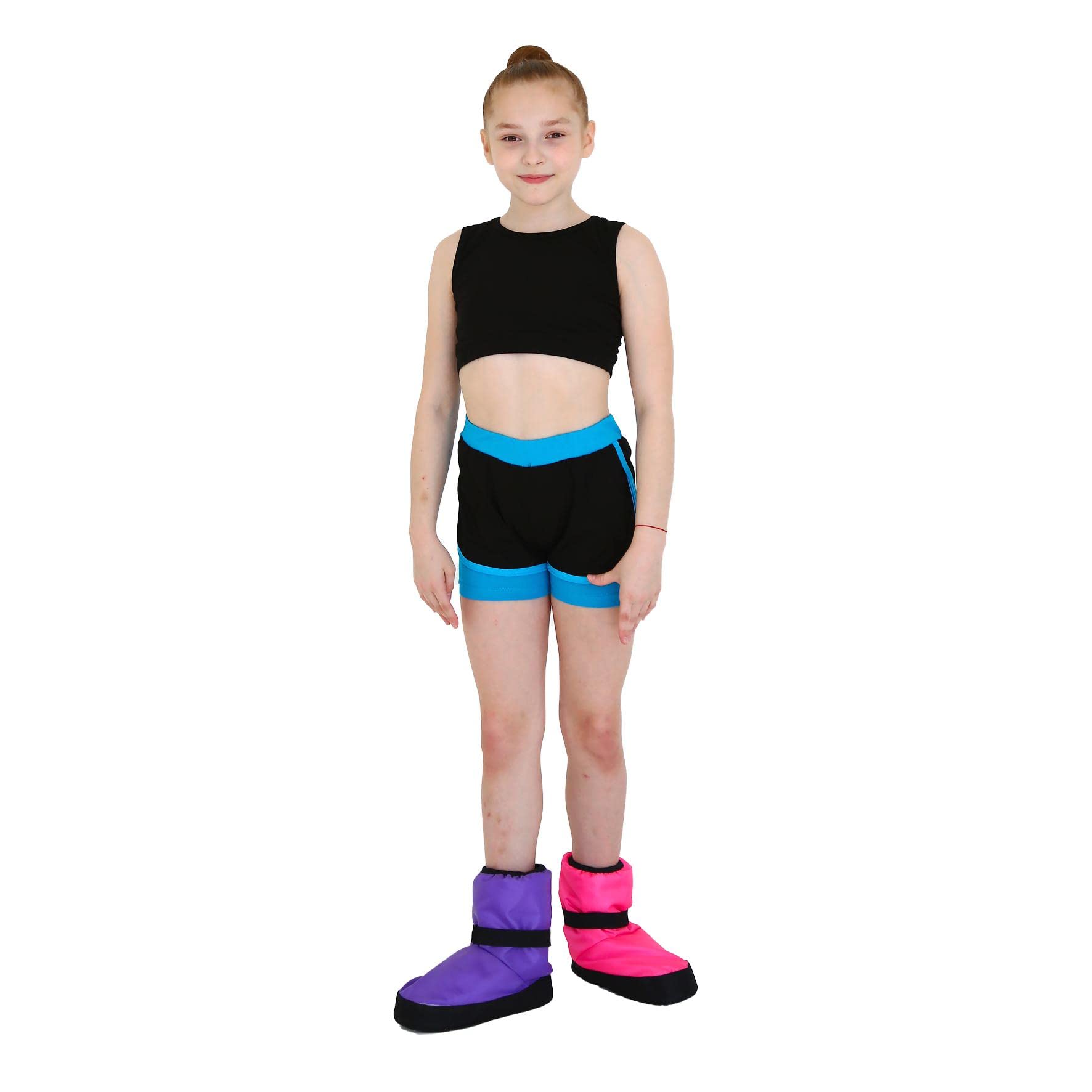Botas de Calentamiento de Ballet DRUNA para Gimnasia Rítmica, Jazz y Entrenamiento INDIGO