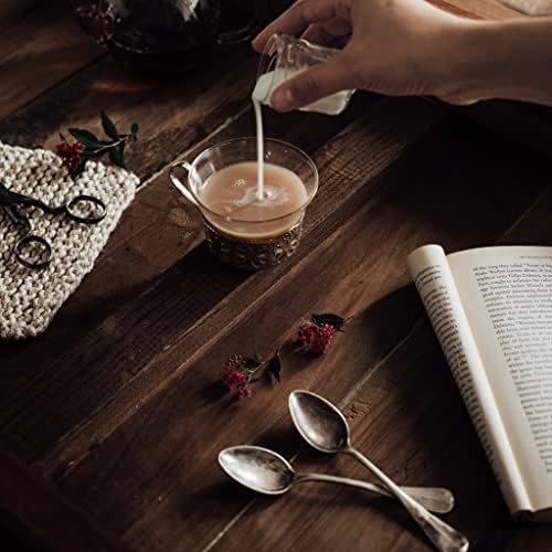 Latte Spoons, Pack of 6 Long Handle Spoons, Stainless Steel Tea Spoon, Coffee Spoons Ideal for Latte Coffee, Hot Drinks Espresso, Hot Chocolate,, Dessert & Ice Cream (Silver)