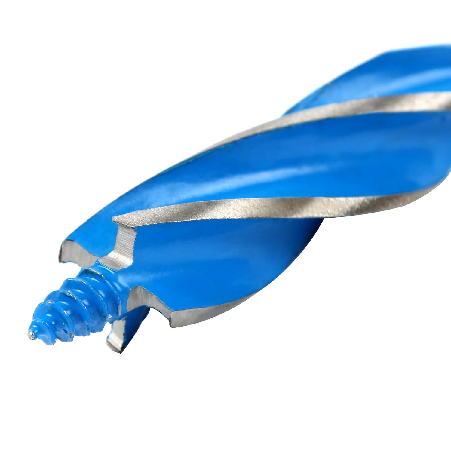 SOMADA Auger Drill Bit Set for Wood, 4-Piece, 1/2", 5/8", 3/4" and 1" Inch Size, Impact Wood Auger Set with Quick Change - - 