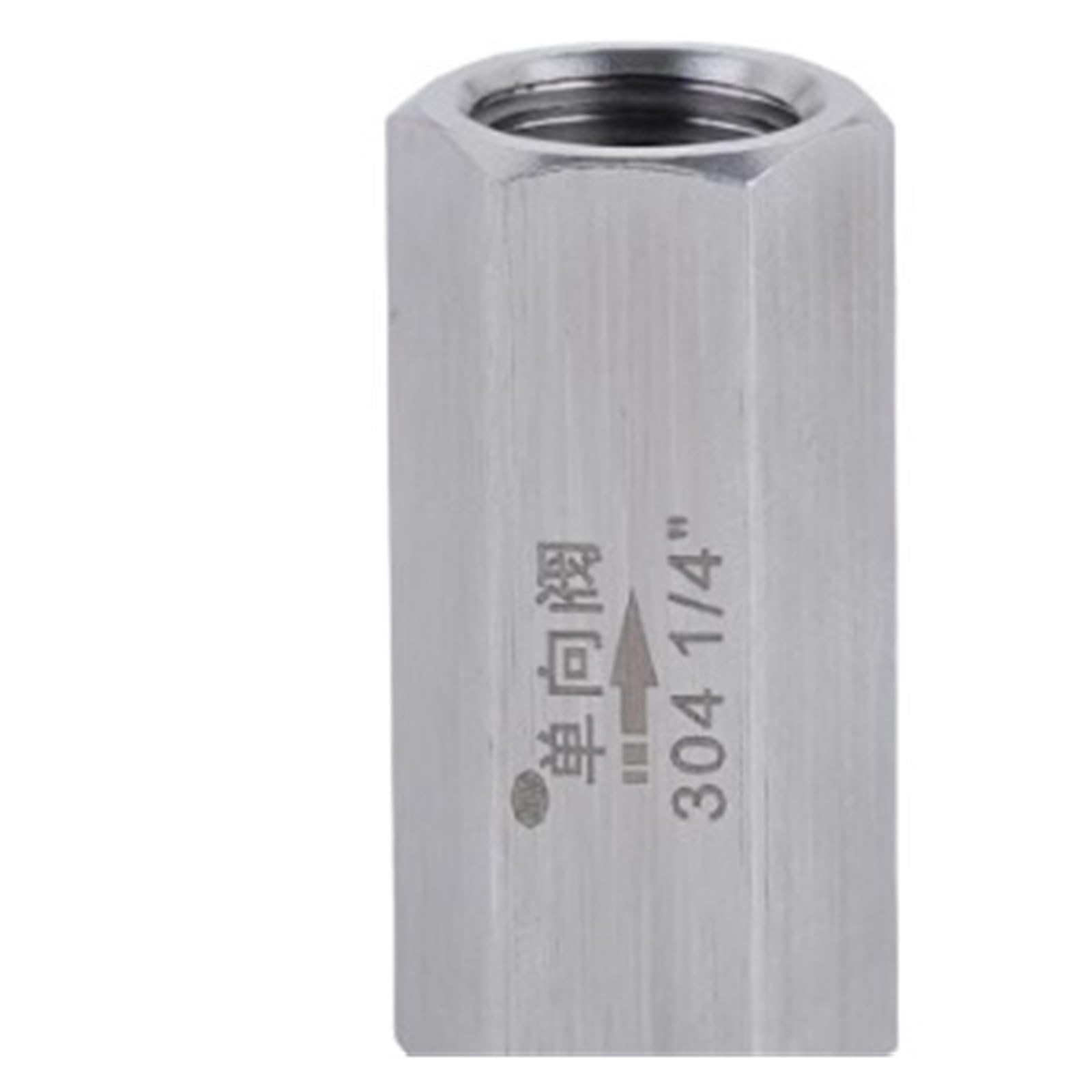 AARTERZZA 1/4" BSP Female to Female Thread 304 Stainless Steel Check Valve One Way Non-Return Valve