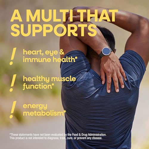 Nature's Way Alive! Men’s Multivitamin Gummy, Vitamin A, C, D3, Zinc,150 ct | Daily Vitamin Gummies for Men, Supports Cellular Energy Metabolism, Immune Health, Muscle Function*, Vegetarian