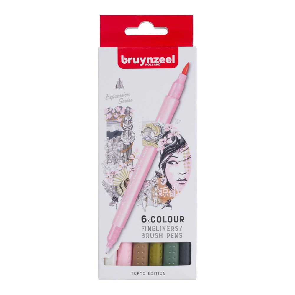 BruynzeelTokyo Edition Fineliner Brush Pen