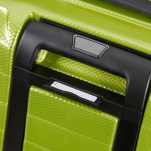 Image of Samsonite Proxis Large Hardside Luggage with Dual Spinner Wheels - Innovative Roxkin Lightweight Shell With Ultimate Durability- Includes TSA Lock, Ergonomic Telescoping Handle - Lime