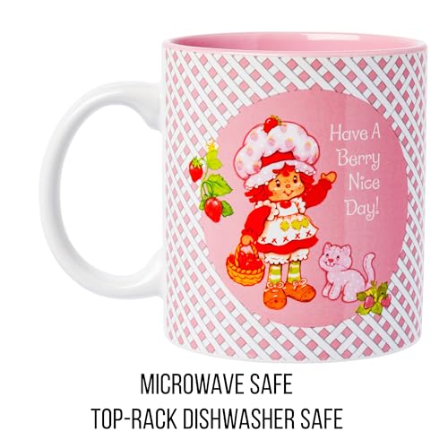 Taza de cerámica Strawberry Shortcake 20oz Silver Buffalo miniatura 3