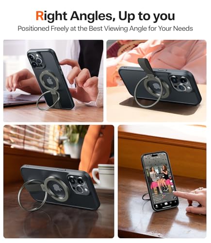 TORRAS Magnetic Phone Grip Ring Holder Kickstand & Case Magnetic - image 4