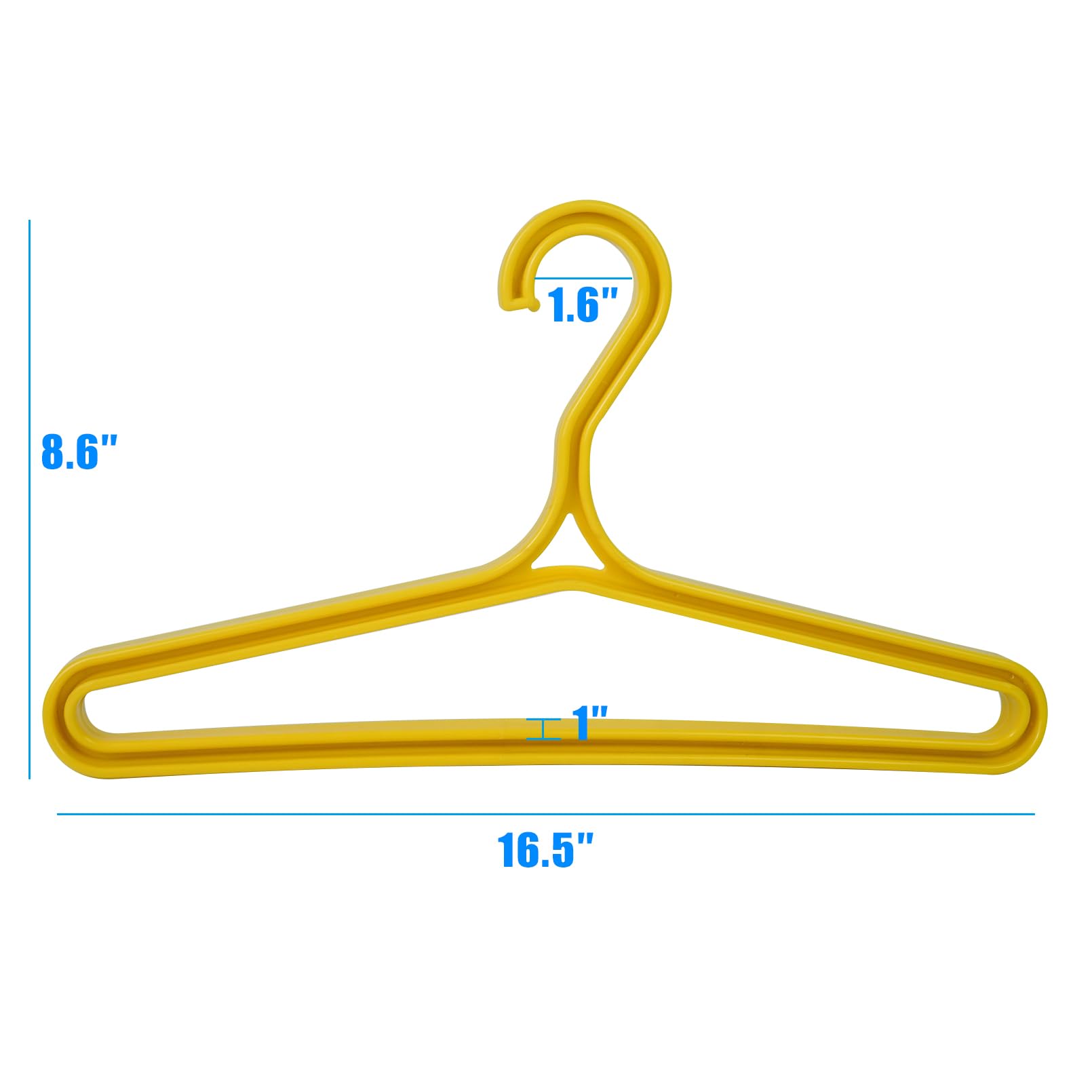 Luwint Paquete de 2 perchas de secado resistente para trajes de neopreno