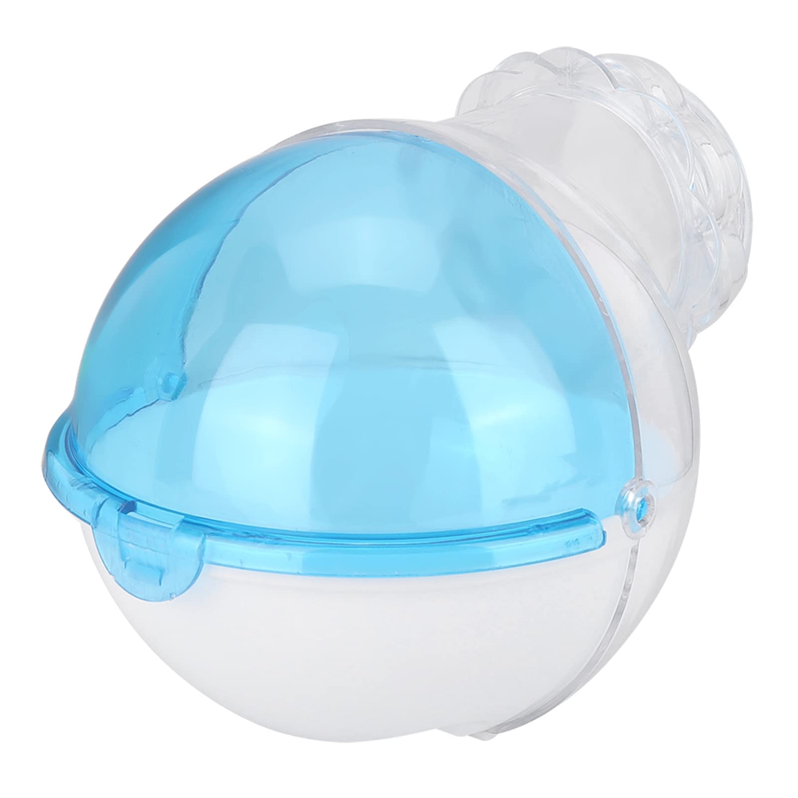 Bagno per Criceto in Acrilico Traslucido, Piccolo WC per Animali Domestici, Bagno Esterno per casa di criceti e porcellini d'India (Blu)