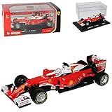 Aus Metall mit Plastikteilen Ferrari SF16-H Sebastian Vettel Nr 5 Formel 1 2016 1/32 Bburago Modell Auto