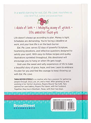 Eat. Pie. Love: 52 Devotions to Satisfy Your Mind, Body, and Soul (Hardcover) – Devotional Book with Quirky Illustrations and Simple Recipes, Motivational and Religious Cookbook - Thumbnail 3