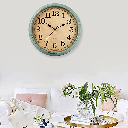 HYLANDA 12 Inch Wall Clock, Silent Non-Ticking Decorative Battery Operated Easy to Read for Kitchen Living Room, Bathroom, Bedroom, Office - Image 8