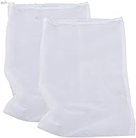 Vista 6 de Bolsa coladora de nailon de 75 micrones, bolsa de filtro multiusos para leche de nueces, jugo, cerveza fría, cerveza casera