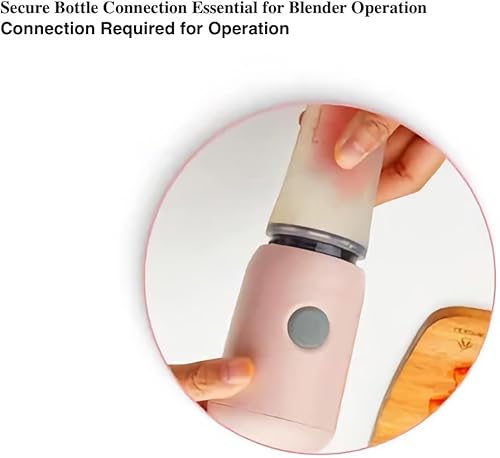 Miniatura 5 de Socila - Máquina portátil de alimentos para bebés con cuchara de silicona, procesador de alimentos para bebés, licuadora para la primera etapa de