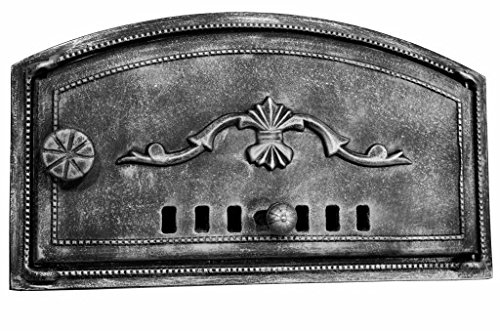 Brotbackofen Ofentür Pizzaofen hochwertge aus Gusseisen - Tür für Steinofen-Grill 16