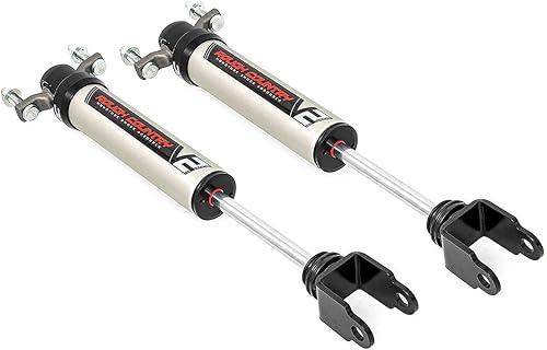 Rough Country Amortiguadores delanteros V2 de 3.5-4.5 pulgadas para Chevy/GMC 2500/3500-760780_A 11-24