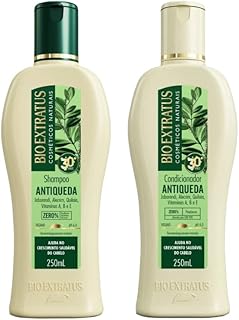 Kit Antiqueda Jaborandi Shampoo e Condicionador Bio Extratus 250mL