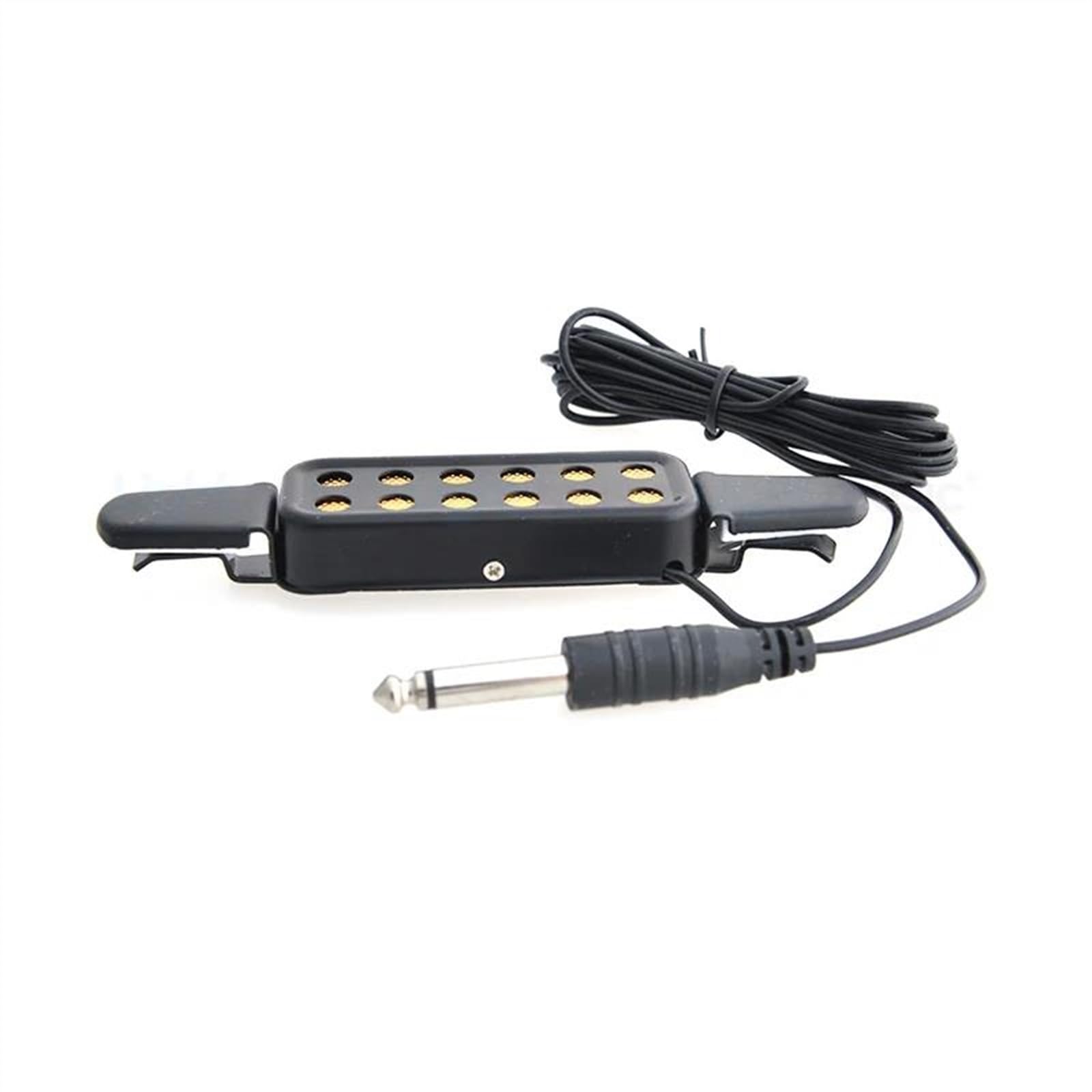 Kit pickup per chitarra acustica 12 Fori Clip Su Microfono Pickup Audio Amplificatore Altoparlante Filo Per Chitarra Acustica Elettrica Trasduttore Accessori(3/4)