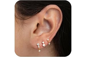 Celestial Stud Earrings Set for Women