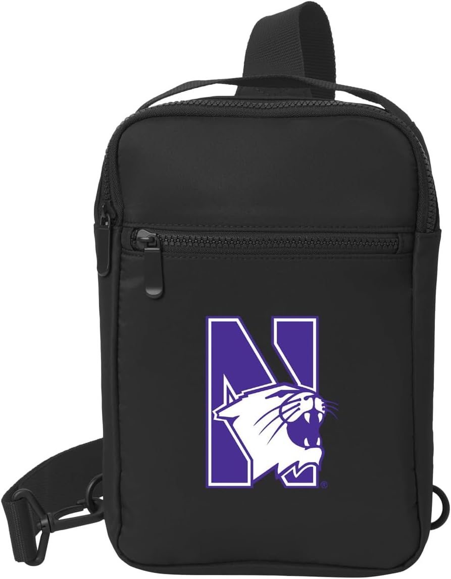 Broad Bay Northwestern University Crossbody Bag - Versatile Travel, Sports, or Gameday Bag for NU Wildcats Fans and Alumni, Men or Women