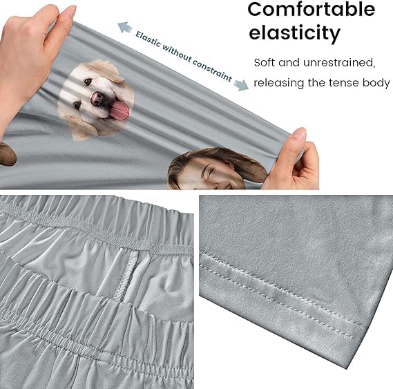 YESCUSTOM Custom Face Pajama Pants for Women and Man Personalized Pajama Trousers with Photo Customized Gifts for Her Him3