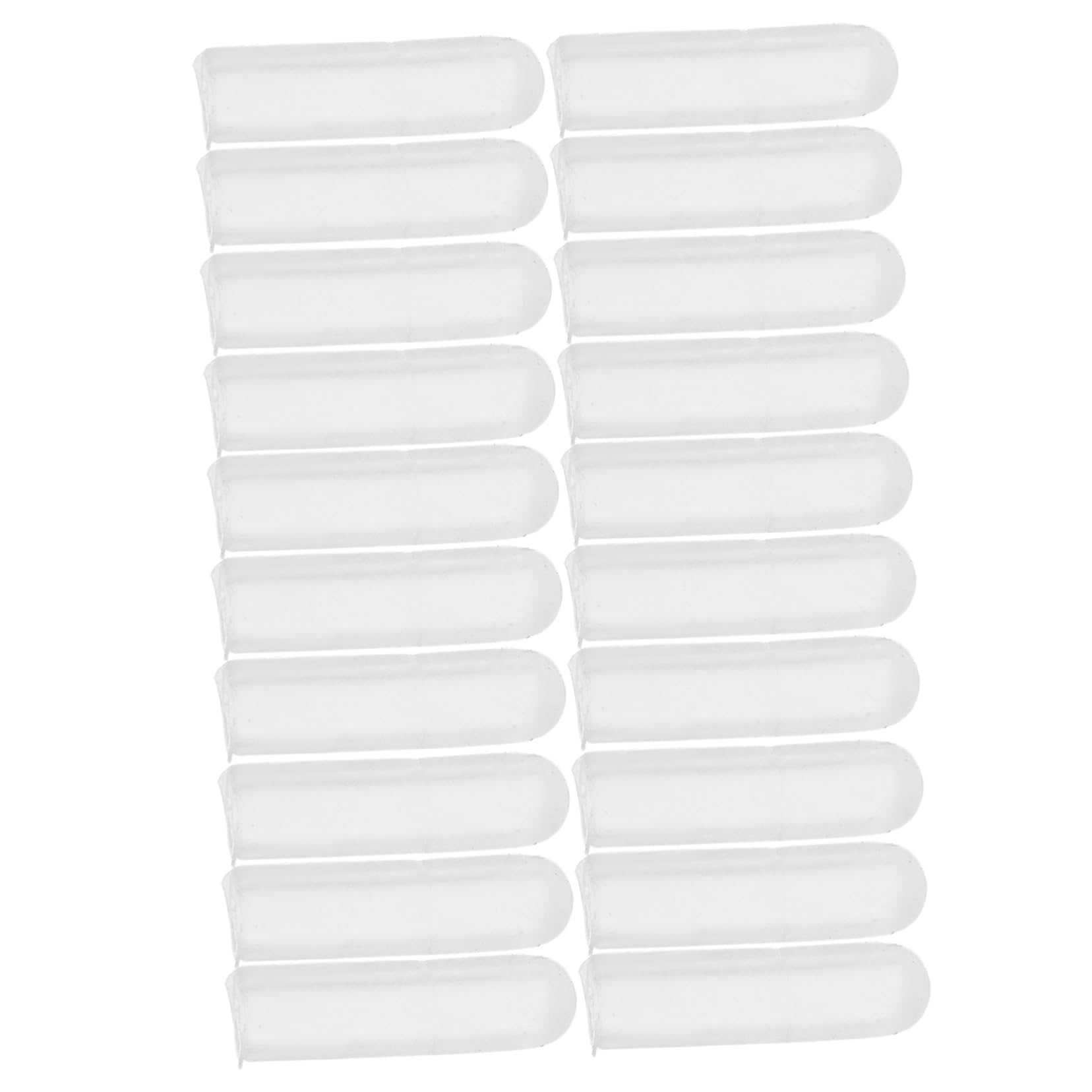 Comfortable Ear Spoon Protectors Silicone Ear Wax Tool Covers 20pcs Replacement Tips Soft Sleeves for Ear Care