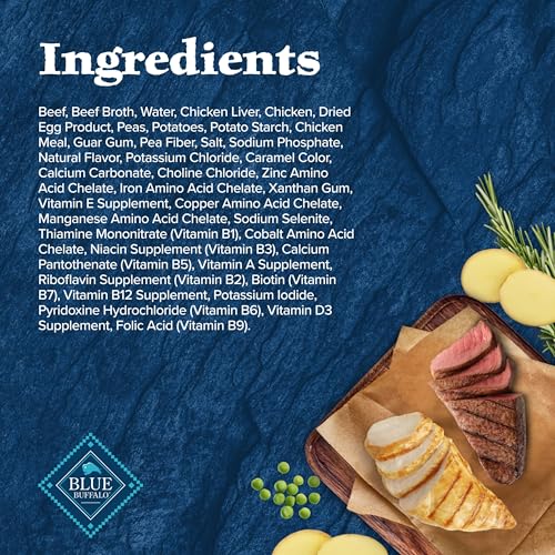 Blue Buffalo Wilderness Wolf Creek Stew Wet Dog Food, High-Protein & Grain-Free, Made with Natural Ingredients, Hearty Beef in Gravy, 12.5-oz. Cans (12 Count)