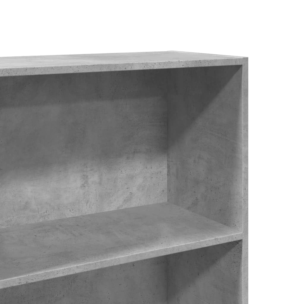 vidaXL Libreria Grigio Cemento 60x30x152 cm in Legno Multistrato, scaffale per Libri, scaffale, scaffale Contenitore, armadietto portaoggetti