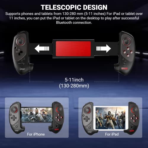 image for arVin Mobile Gaming Controller for iOS iPad/iPad Mini/iPad Air, iPhone