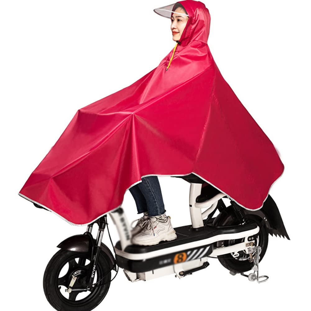 Płaszcz przeciwdeszczowy, płaszcz przeciwdeszczowy na rower elektryczny, płaszcz przeciwdeszczowy na rower 4XL Poncho motocyklowe Wodoodporny rower Skuter przeciwdeszczowy Płaszcz z kapturem dla doro