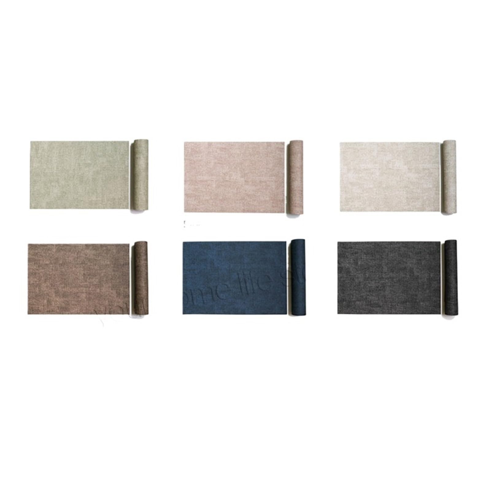 Manteles Individuales 2 manteles Individuales for Mesa de Comedor, Antideslizantes, Lavables e Impermeables, for Cocina(Dark Gray)