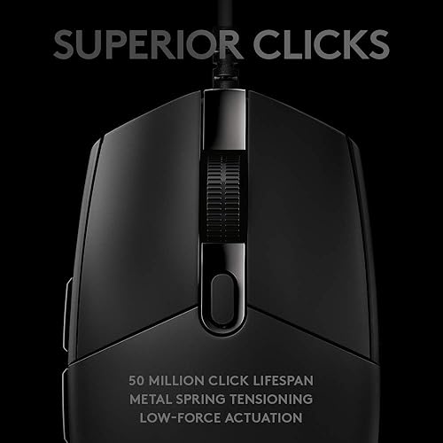 Miniatura 3 de Logitech G PRO Hero Mouse para juegos con cable 12000 DPI iluminación RGB ultraligero 6 botones programables memoria a bordo compatible con PCMac -