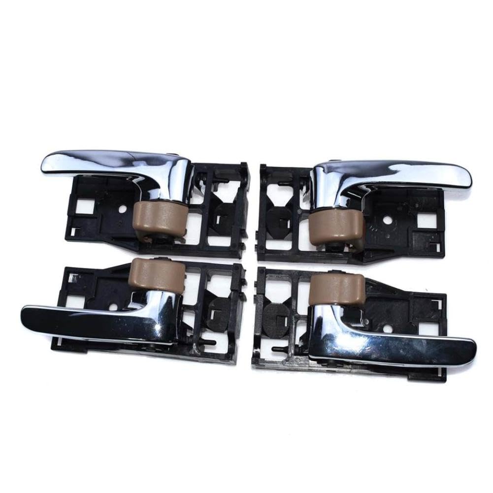 Qaxqmmtak Set Of 4 Sides Front And Rear Left And Right Inside Door Handle 69205-Ac010 69205Ac010 Compatible With Tundra Avalon Sequoia(Set Of 4 Sides)