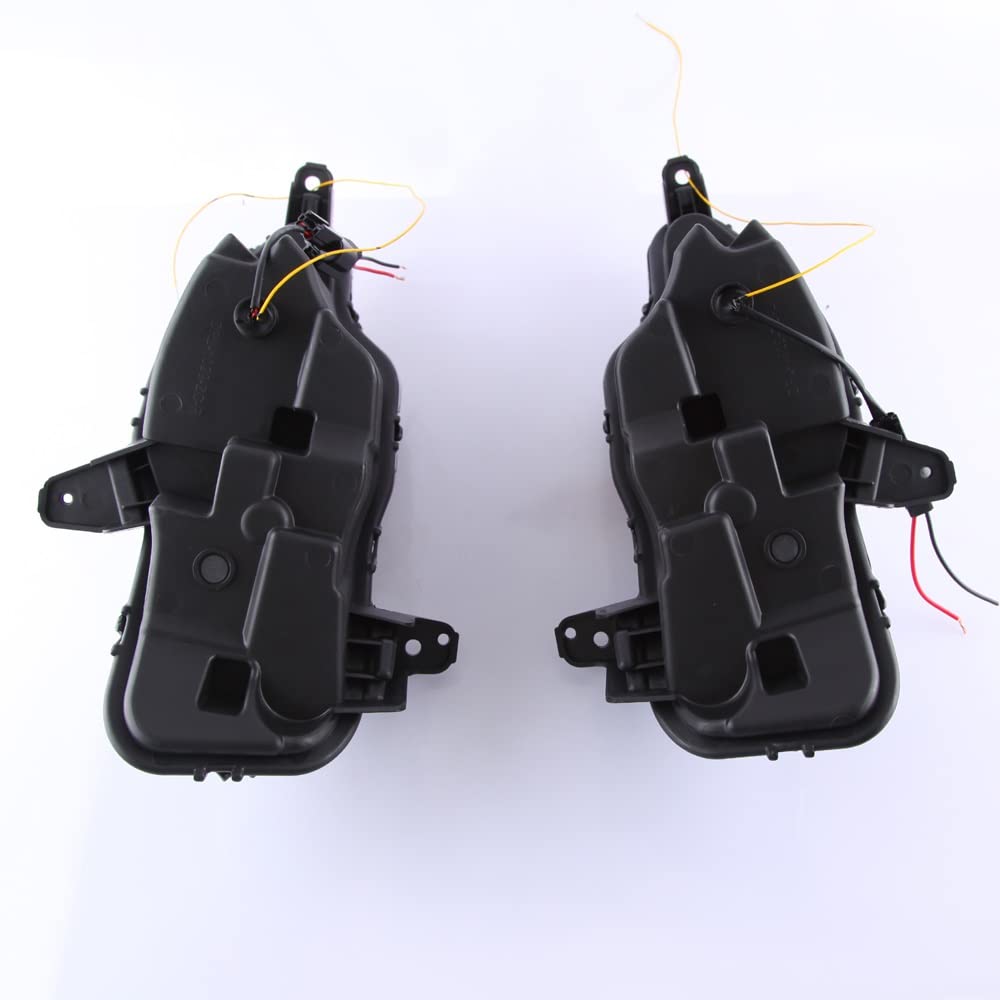 Faros Delanteros Xenon Faro Principal 2 Uds para Kia para Optima K5 2019 2020 Luces LED Circulación Diurna DRL con Señal Giro Amarilla Cubierta Luz Antiniebla Delantera