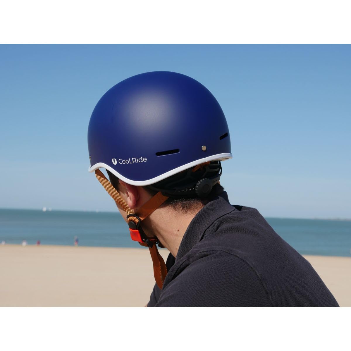 Cool Ride - Casque Adulte avec Headlock - Multisport Vélo et Trottinette - Ajustable et Léger - Urbain - 2 Aérations - Visière intégrée - Certifié Norme en 1078