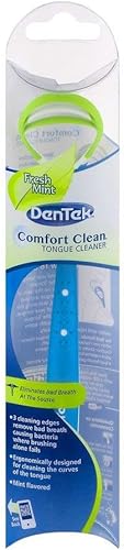 DenTek Limpiador de lengua Fresh Breath, 1 unidad (paquete de 4)