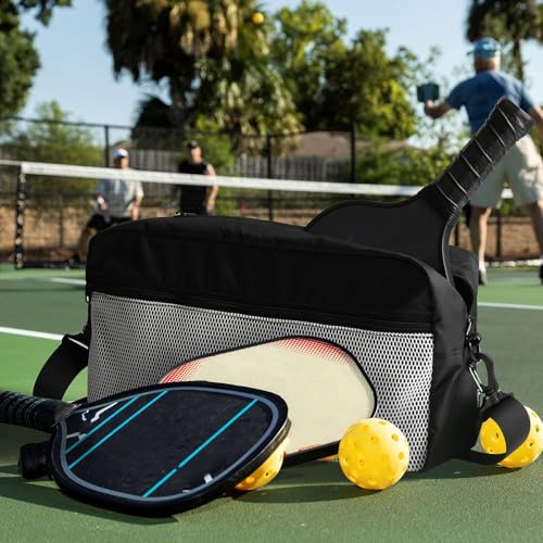 Sac d'équipement pickleball à boucle et fermeture éclair fluide