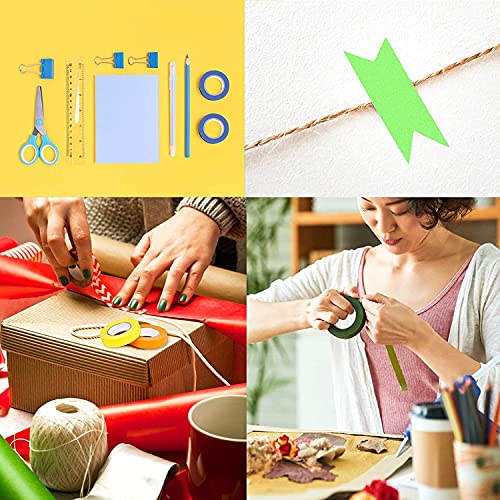 Miniatura 5 de 6 Cinta De Enmascarar Colores, 15mmx20m Cinta De Pintor, Cinta Carrocero, Cinta Adhesiva De Colores Para Proteger Las Superficies Al Decorar, Adhesivo Sin Disolventes, Removible Sin Residuos