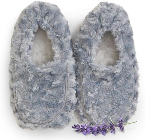 warmies Microwaveable House Slippers for Women - Plush, Soft & Fu...
