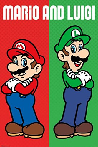 Nintendo Super Mario Poster Mario & Luigi