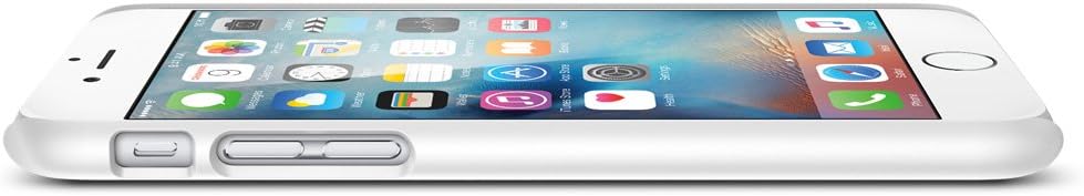 Spigen Thin Fit iPhone 6S Case with Premium Matte Finish Coating and QNMP Compatible for iPhone 6S 2015 - Shimmery White