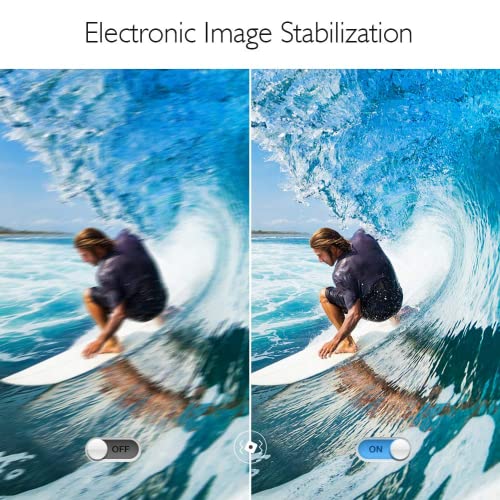 Image of AKASO V50X - Action Camera for Bike with 4k30FPS Touch Screen, Waterpoof Mini Vlogging Camera for Photo and Video, Remote Control 5X Zoom with Helmet Camera Accessories Kit | 4K30fps Recording, 20MP Photo, Electronic Image Stabilization, Lightweight