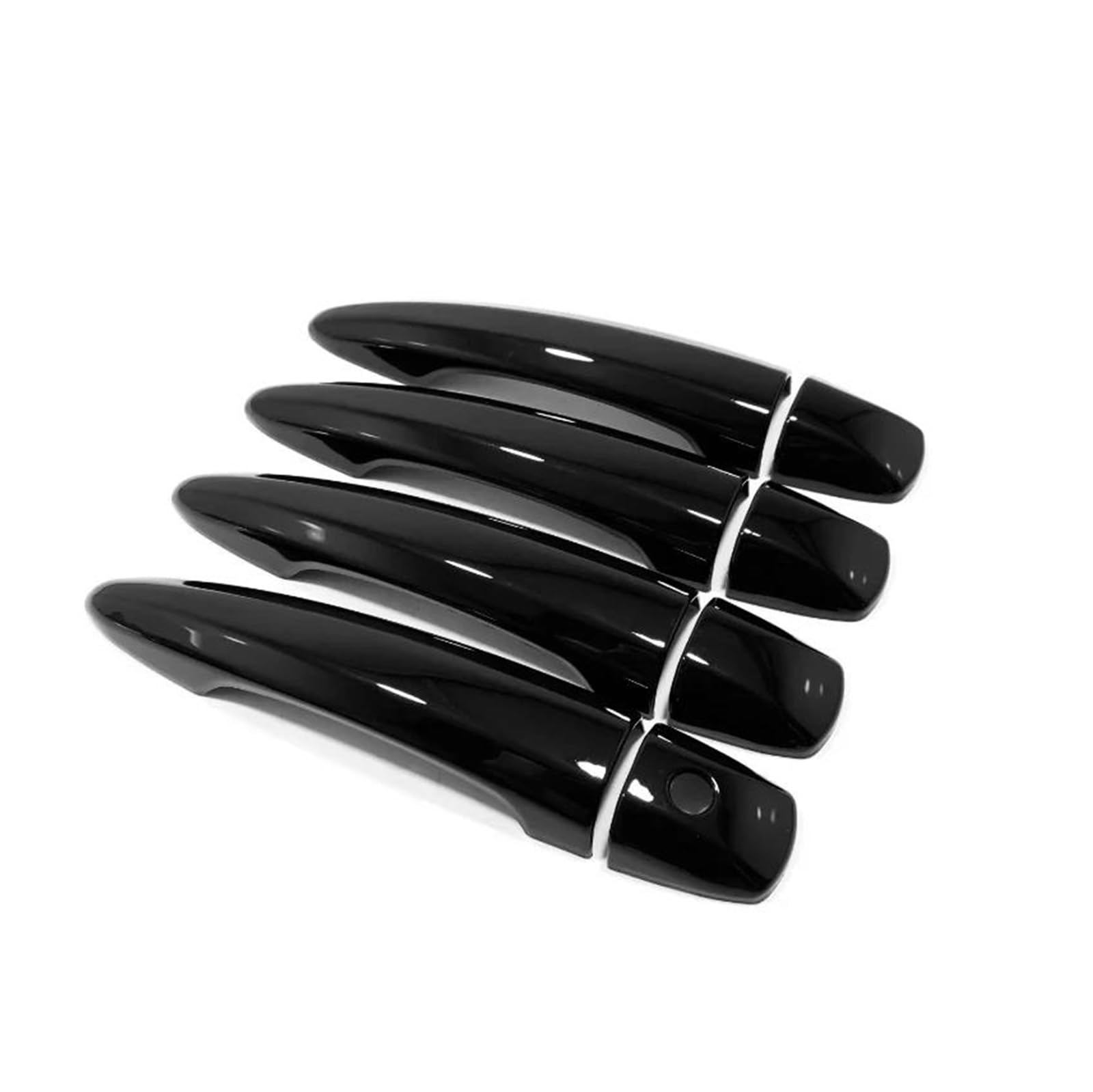 Cavinbdz Black A Car Exterior Door Handle Cover For Nissan For Altima For Teana For Sentra For Sylphy For X-Trail For Rogue T33 For Qashqai J12 (Black A)