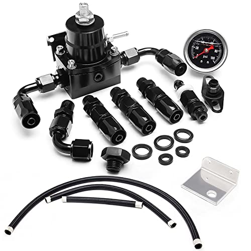 Catálogo para Comprar On-line Combustibles disponible en línea para comprar. 37 Kit Regulador de Presión de Combustible EFI con Retorno de Derivación Medidor de Presión 0-100psi Conectores de Accesorios de Manguera de Línea de Combustible AN6-6AN Ajustable...