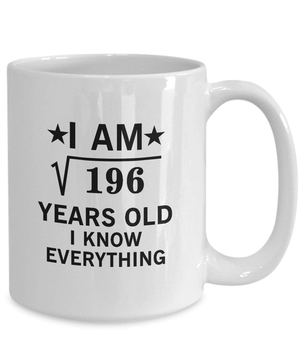 uniqx Always Patience Math Coffee Mug 11 oz Funny Math Nerd Gifts Square Root of 196-14 Year Old Boy Gifts Ideas 14th Birthday for Boys Him Son Brother for Birthday Or Christmas Ceramic Cup (AI6105) uniqx Always Patience Math Coffee Mug 11 oz Funny Math Nerd Gifts Square Root of 196-14 Year Old Boy Gifts Ideas 14th Birthday for Boys Him Son Brother for Birthday Or Christmas Ceramic Cup (AI6105)