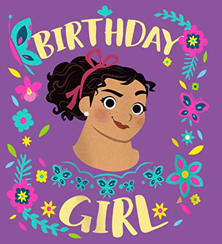 Disney Pixar Girl's Encanto Birthday Girl Luisa T-Shirt2