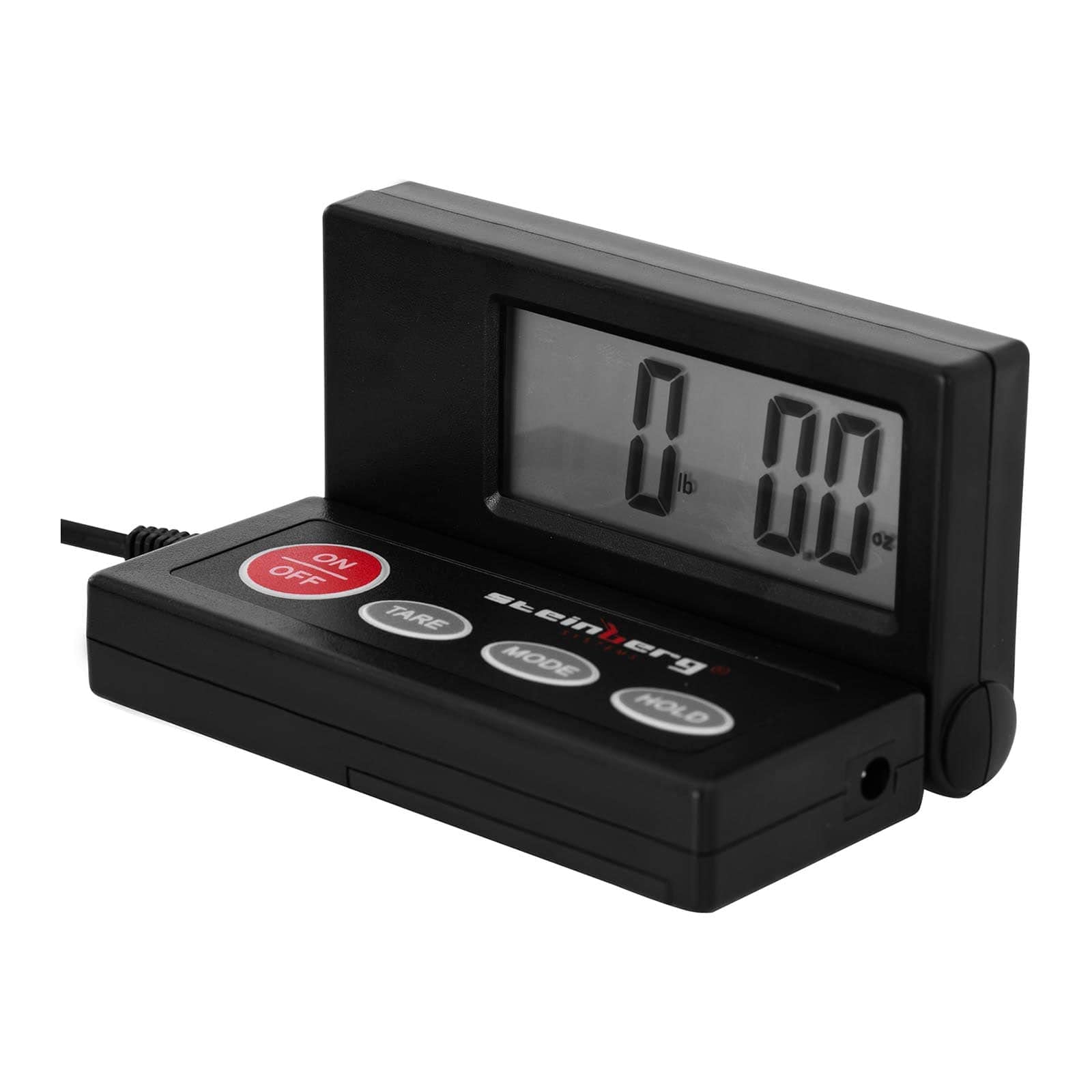 Steinberg Systems Bilancia Pesapacchi Industriale A Piattaforma Professionale SBS-PT-50/1 (50 kg / 10 g, 25 x 25 cm, LCD esterno)