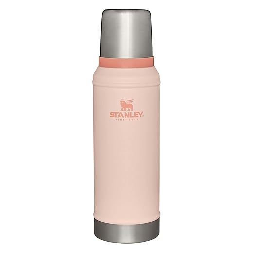 Stanley Classic Vacuum Insulated Wide Mouth Bottle - Limestone - BPA-Free 18/8 Stainless Steel Thermos for Cold & Hot Beverages - 1.0 QT