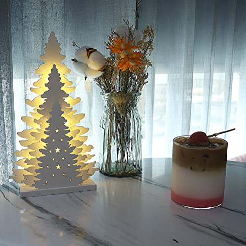Wooden-Christmas-Tree-Tabletop-Decor-LED-Wood-Craft-Christmas-Trees-Light-2AA-Battery-Powered-10-inch-for-Xmas-Home-DecorationsIndoor Wooden Christmas Tree Tabletop Decor LED Wood Craft Christmas Trees Light 2AA Battery Powered 10 inch for Xmas Home DecorationsIndoor