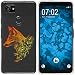 Produktbild PhoneNatic Case kompatibel mit Google Pixel 2 XL Silikon-Hülle Floral Fuchs M1-2